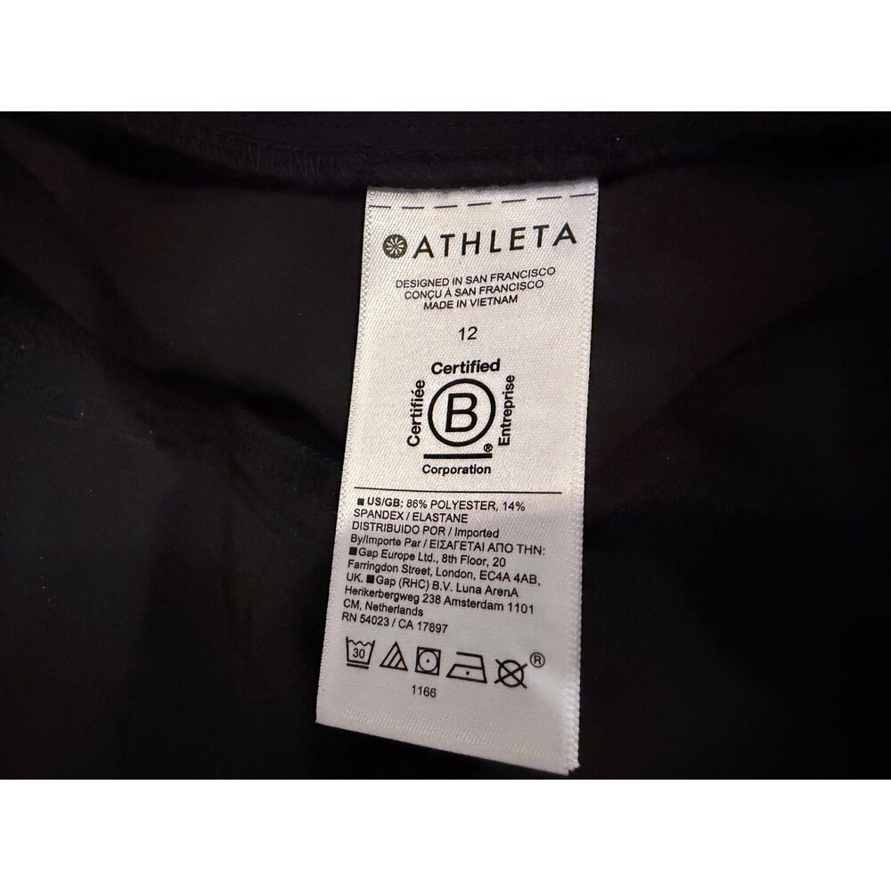 ATHLETA Brooklyn Heights Wide Leg Jumpsuit Black 12 Athleisure - Picture 10 of 10